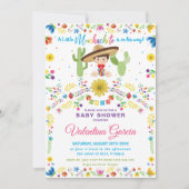 メキシコのフィエスタ、小さなムチャチョ少年の赤ちゃんシャワー 招待状 (正面)