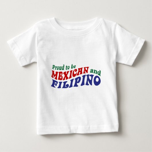 メキシコのフィリピン人 ベビーTシャツ (正面)