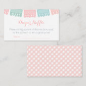 メキシコのフェスタの赤ちゃんシャワーが本を持ってくる エンクロージャーカード (正面/裏面)