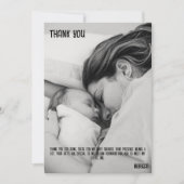 メキシコのフェスタの赤ちゃん感謝していシャワーユー サンキューカード (正面)