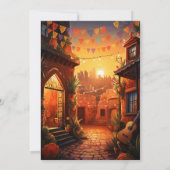 メキシコのフェスタ「タコでカップルのシャワーを浴びよう」 招待状 (裏面)