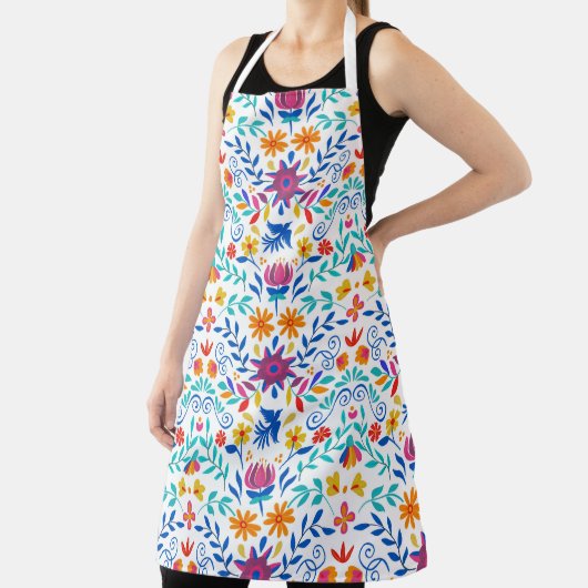 メキシコのフォークアートパターン エプロン (インサイチュ)