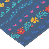 メキシコのフォークアートパターン ショートテーブルランナー (コーナー)