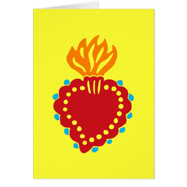 メキシコのフォークアート聖なるハート (正面)