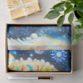 メキシコのフォークアート雪だるま雪だるまデコページ 薄葉紙 (ギフト)