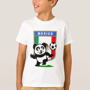 メキシコのフットボールのパンダ Tシャツ