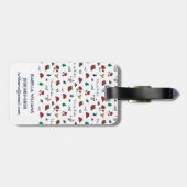 メキシコのフリーダ・カーロ|のハート ラゲッジタグ (裏面横)