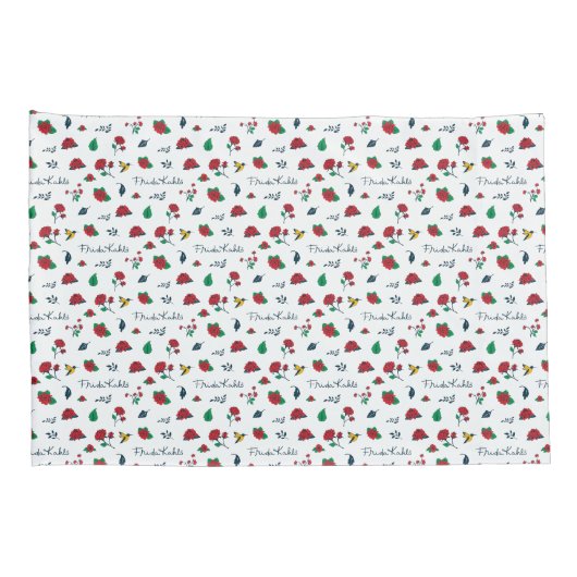 メキシコのフリーダ・カーロ|のハート 枕カバー (裏面-右)