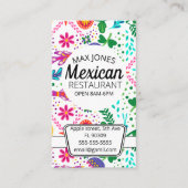 メキシコのフルーツデリ市場折り畳み機 名刺 (正面)