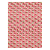 メキシコのフレサコンクレマイチゴとクリーム テーブルクロス (正面)