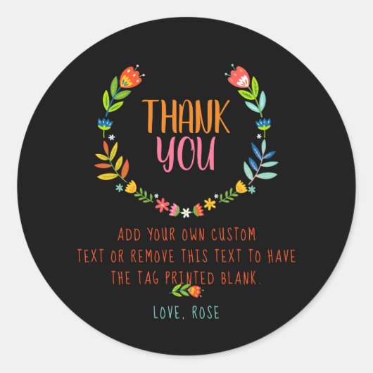 メキシコのフローラシール ラウンドシール (正面)