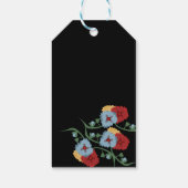 メキシコのフローラフェイクグリッターフェスティバルド結婚ット ギフトタグ (裏面)