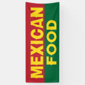 メキシコのフードトラックまたはフェスティバル 横断幕 (縦)