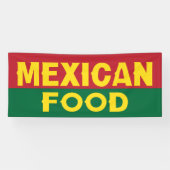 メキシコのフードトラックまたはフェスティバル 横断幕 (横)