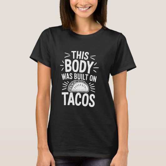 メキシコのフードラバー引用文タコスクワッドタコ火曜日 Tシャツ (正面)