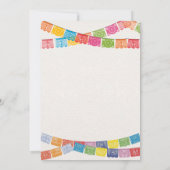 メキシコのブライダルシャワー招待 招待状 (裏面)