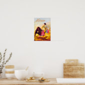 メキシコのブルファイターヴィンテージのポスターが復元 ポスター (キッチン)