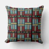 メキシコのブロックストライプパターン1. クッション (正面)