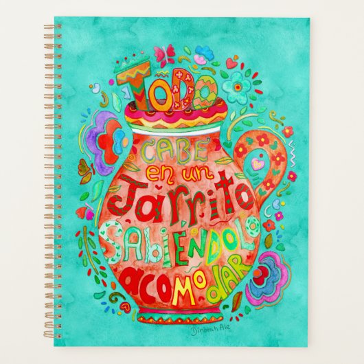 メキシコのプランナー(ことわざまたは屈折) プランナー手帳 (正面)