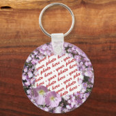 メキシコのプリムローズ写真フレーム キーホルダー (正面)