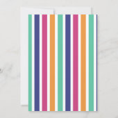 メキシコのベビーの赤ちゃんシャワーのタコ 招待状 (裏面)