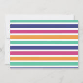 メキシコのベビーの赤ちゃんシャワーのタコ 招待状 (裏面)