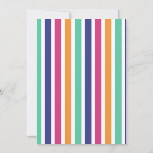 メキシコのベビーツインベイビーシャワーのタコ 招待状 (裏面)