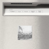 メキシコのベラクルスへの軍隊の上陸 マグネット (インサイチュ (食洗機))