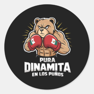 メキシコのボクシングボーイズ・メキシコPura Dinamita En Lo ラウンドシール