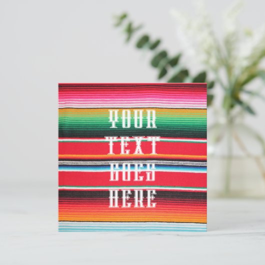 メキシコのポンチサーペの経歴 招待状 (スタンド正面)