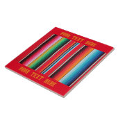 メキシコのポンチョ毛布の背景タイル タイル (側面)