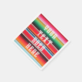 メキシコのポンチョ毛布cinco de mayo、カスタム文字 スタンダードカクテルナプキン (角)