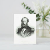 メキシコのマクシミリアン皇帝のポートレート, 1864 ポストカード (スタンド正面)