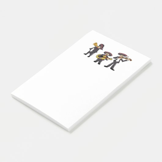 メキシコのマリアチバンドフェスタ音楽マンガアート ポストイット (アングル)