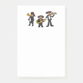 メキシコのマリアチバンドフェスタ音楽マンガアート ポストイット (正面)