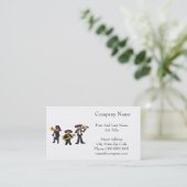 メキシコのマリアチバンドフェスタ音楽マンガアート 名刺 (スタンド正面)