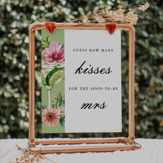 メキシコのマルガリータどのくらいのブライダルシャワーサイン ポスター