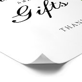 メキシコのマルガリータカードギフトブライダルシャワーサイン ポスター (角)