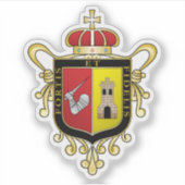 メキシコのミチョアカン州ザモラ・デ・ヒダルゴの紋章 シール (正面)