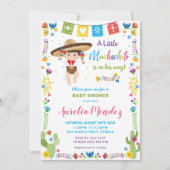 メキシコのムチャ町ムチャチト男子ベビーシャワー 招待状 (正面)