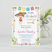 メキシコのムチャ町ムチャチト男子ベビーシャワー 招待状 (スタンド正面)