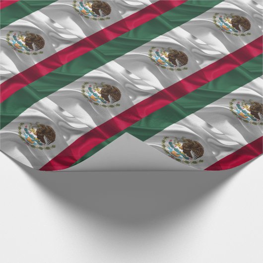 メキシコのメキシコの旗のメキシコ旗の旗 ラッピングペーパー (角)