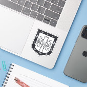 メキシコのメキシコシティの紋章 シール (ノートパソコンとiPhone)