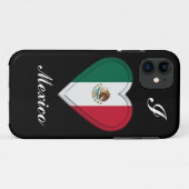 メキシコのメキシコ旗 Case-Mate iPhoneケース (裏面(横))