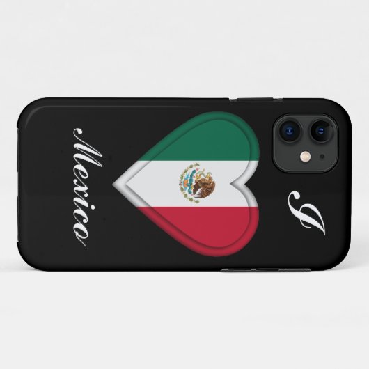 メキシコのメキシコ旗 Case-Mate iPhoneケース (裏面(横))