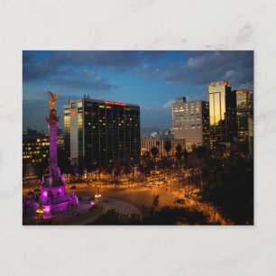 メキシコのランドマーク、El Angel De Independency ポストカード