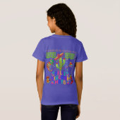 メキシコのリズム 紫 Tシャツ (裏面フル)