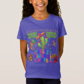 メキシコのリズム 紫 Tシャツ (正面)
