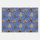 メキシコのルチャドールのベアーズレスラーコスチューム ラッピングペーパーシート (正面3)