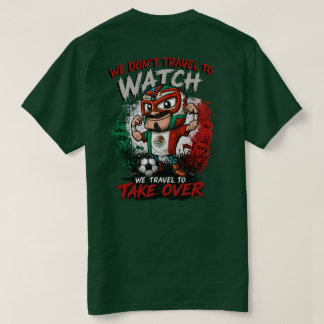 メキシコのルチャドールサッカーファンTシャツ Tシャツ